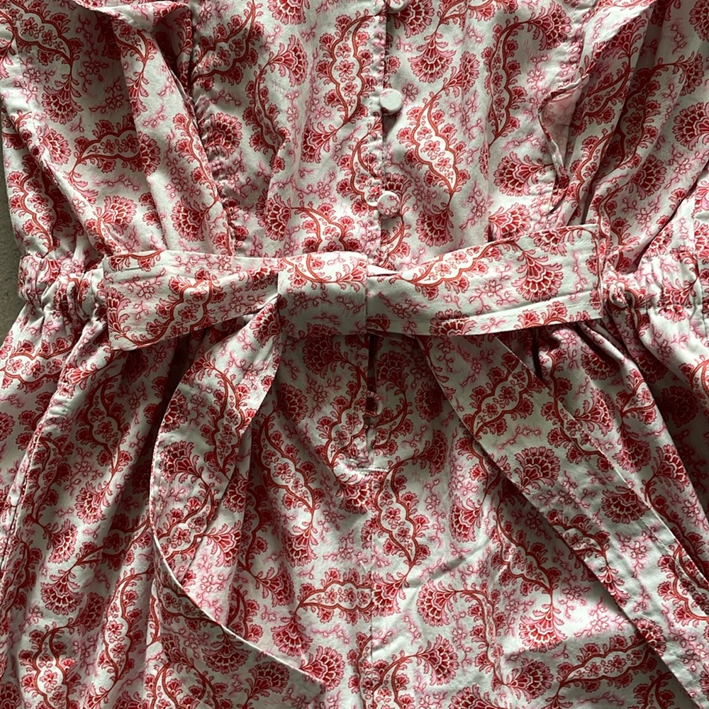 Rebecca Taylor Pink Floral Cotton Jumpsuit - Picture 7 of 16